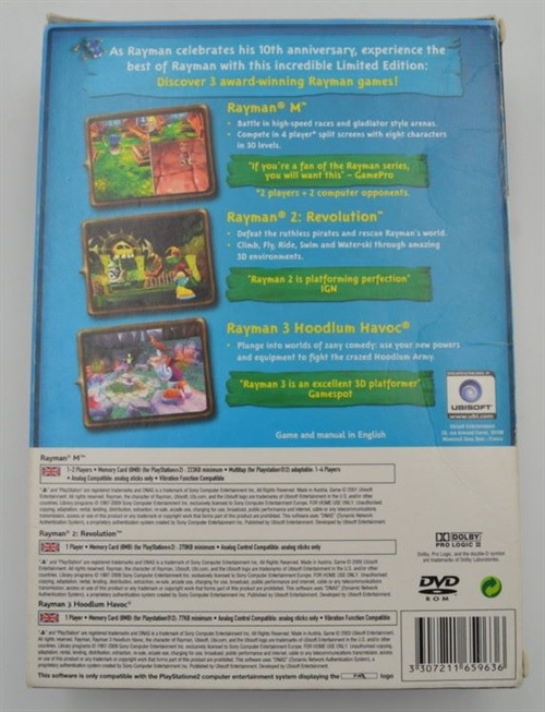 Rayman 10th Anniversary - PS2 (B Grade) (Genbrug)